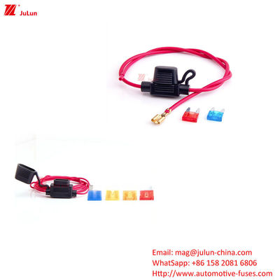 Waterproof 2 Amp Fuse Holder Usually Made Of UL/1015/1007/3135 Silicone Wire
