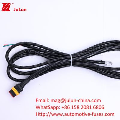 Car Light 3p 4p LED Light Wiring Harness Car Bulldozer Waterproof Wiring Harness