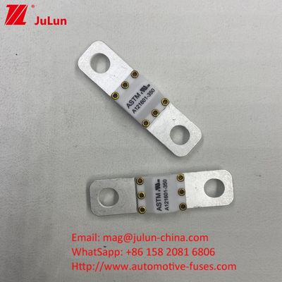 Energy Storage 250A 125VDC Ceramic Automotive Fuses 6KA Breaking Capacity Gold Material