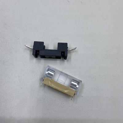 PCB Board Installation  6*30mm 250VDC Black Blue Transparent Gold Car Fuse Holder