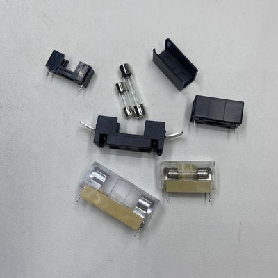 5x20mm Or 6x30mm PCB Board Mounting Glass Fuse Holder For Power Systems In Cars Black Blue Transparent Gold