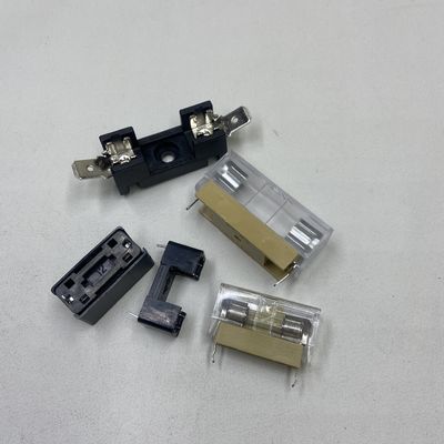 PCB Board Installation 6*30mm Car Fuse Holder With 5*20mm Glass Fuse Holder
