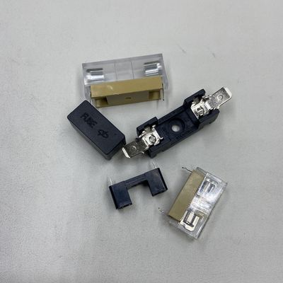 PCB Board Installation 6*30mm Car Fuse Holder With 5*20mm Glass Fuse Holder