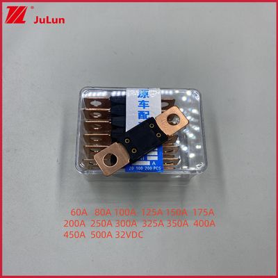 400A 32V Mega Fuse Bolt Down Auto Fuse Audio Holder 0298040.ZX Vehicle Fuse 60A 80A 100A 125A 150A 200A 250A 300A 400A 450A 500A Terminal Type 32VDC