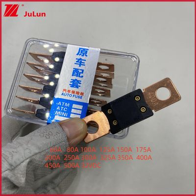 400A 32V Mega Fuse Bolt Down Auto Fuse Audio Holder 0298040.ZX Vehicle Fuse 60A 80A 100A 125A 150A 200A 250A 300A 400A 450A 500A Terminal Type 32VDC
