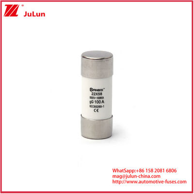 Ceramic Automotive Fuses 20A 1000VDC PV FUSE Breaking 10*38mm 14*51mm 20*65mm Capacity With Substitutional Ability 1000VDC 10A 15A 25A 30A And IEC Safety Standards