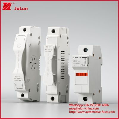 20A 1000DC 10*38 Ceramic GPV Fuses Rated Voltage Photovoltaic High Voltage Tubular Fuse Holder