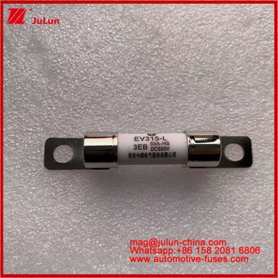 EV315-L 3EB 50A HS 10*38mm Truck Heavy Electric Light Bolt Installation 500VDC Tubular Fuse With JASO D622 Conformity