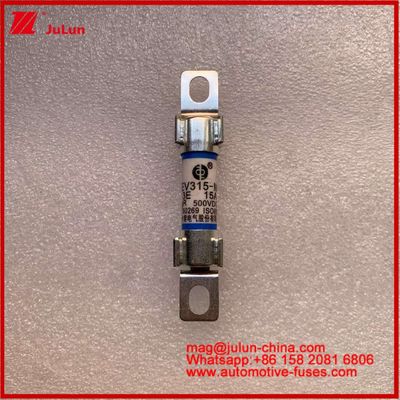 EV Energy 10*38mm Tubular Fuse EV315-M 3E 15A 500VDC For Electric Vehicles Bolt Installation Meets JASO D622 Standards