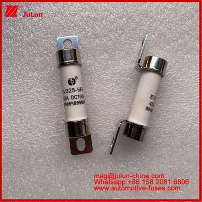Tubular Fuse EV325-5FL 40A 750VDC For Electric Vehicle With 15*51mm Light Bolt Installation And Time Constant 2±0.5ms