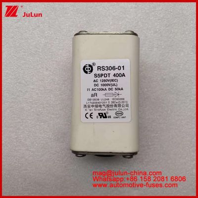 400A AC1250V IEC 100KA DC1000V UL AR Ceramic Square Automotive Car Fuses Circuit Protection For Electric Vehicles And Automobiles