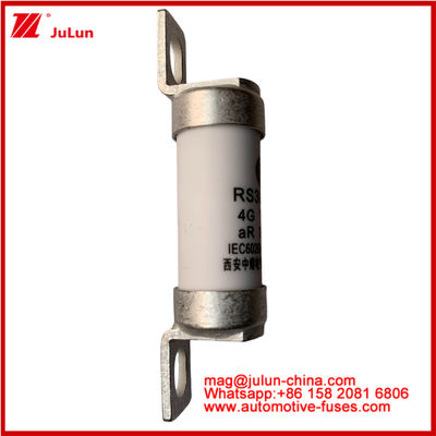 RS308-HB 4G 100A AR 750VDC 50KA Fuse For Automotive Circuit Protection Performance Conforms JASO D622 Ceramic Tubular Design
