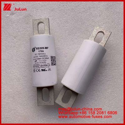 RS309-MF 175A 750VDC UL Tubular Ceramic Fuse AR 750VDC/700AC IEC 20KA GB 5-800A for Electric Vehicles and Power Systems