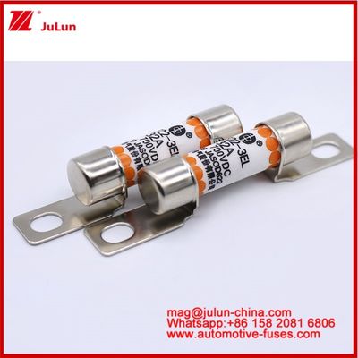 EV322 3EL 32A DC700V Tubular Ceramic Fuse Compact Size High Rated Current Short Circuit Protection
High Breaking Capacity At 100Vdc/125Vdc Bolted Structure