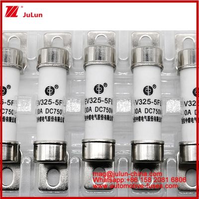 EV325-5FL 30A 750VDC High Rated Electric Vehicle Mechanical Shock Tubular Ceramic Fuse EV Or HEV Compact Current Bolted Structure Resistant To Vibration Excellent DC Performance
