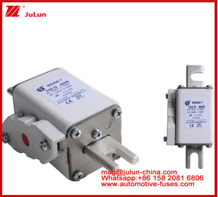 RS306-01-T5Z D 500A AC1250V DC1000V 50KA Square Caremic Fuse  Electric Vehicle Traction System Power Conversion Energy Storage On-board Charger Excellent DC Performance