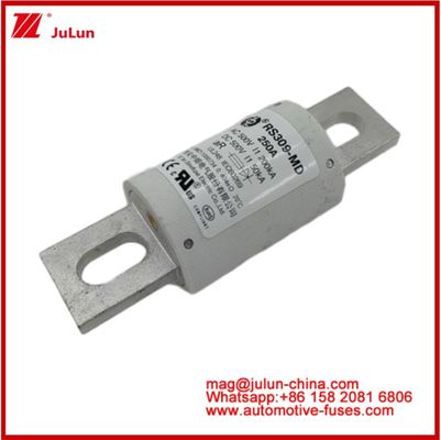 250A 500VAC Ev Fuse RS309-MD-200KA 500VDC 50KA AR Caremic DC Performance Tubular Automobile Bolt Stud‐mount