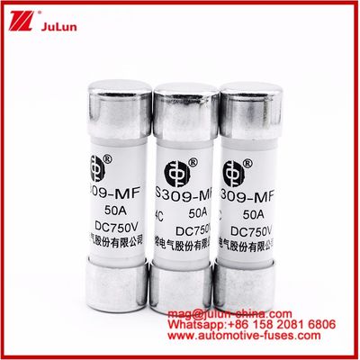 Automobile Bolt Stud‐mount Caremic Round Tube FUSE  RS309-MF 50A DC750V  DC For EV / HEV