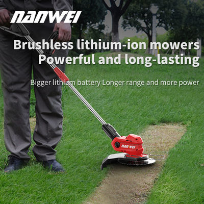 Trimmer Cordless Lawnmower For Grass Lawn In Garden Electric Grass Cutting Green Belt Machine Family Battery