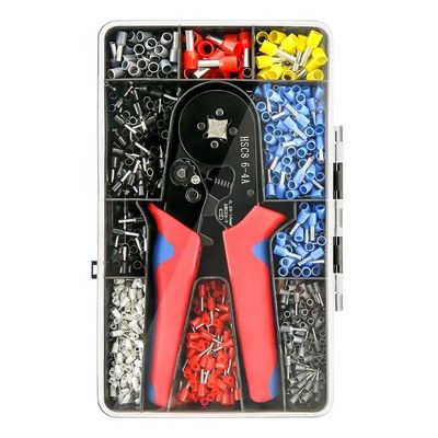 Convenient Versatile Mini Wire Ferrule Tubular Terminal Crimping Plier Kit 1200pcs Household Electrical Insulated