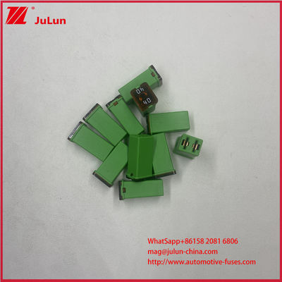 20A Automatic Reset Car 32VDC 30A  Rated  0895 40A Fuse Low Back Jcase Rated 58VDC Jcase Box Shaped Low Profile