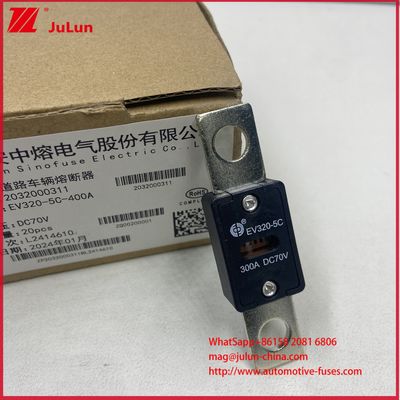 EV320-5C 5X 300A 125A DC70V Electric Vehicle Fuses For Electric Power Applications And Solutions In Europe Sales Territory