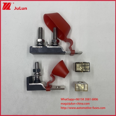 Fuse Holder Car MRBF Terminal Fuse Block Kit Single Stud 5/16" (M8) Compact Marine Rated Battery Fuse