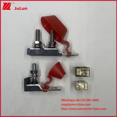 MRBF Terminal Fuse Blocks With Fuse Dual Studs Compact Marine Rated Battery Fuse 30A-300A 58V