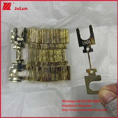ANH ANL Copper Zinc Alloy Flat Type Car Fuse Auto Bolt On Down Fuse 32V ANS Auto Fuse Plug Automotive Fuses 20A 30A 40A 50A 60A 70A 80A 100A 125A 150A 175A 200A 32VDC ANS CAR Fuse