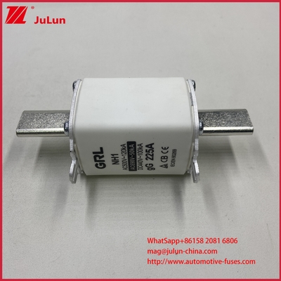 NH000 NT000 300A 225A 500V 120kA High Breaking Capacity Fuse Fuse Link with GG-gL Knife Contactor Blade