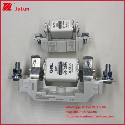 Fast Blow AR Type HRC Fuse Link AC500V 120KA Ceramic Fusible Blade Fuse NT00C/NT000 CE Certified 160A High/Low Breaking