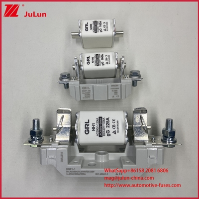 Fast Blow AR Type HRC Fuse Link AC500V 120KA Ceramic Fusible Blade Fuse NT00C/NT000 CE Certified 160A High/Low Breaking
