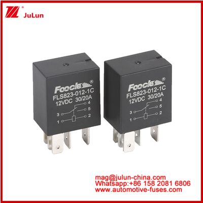 20A AgSnO2 Contact Automotive Car Relay Max Switching Current 30A Electromagnetic Theory