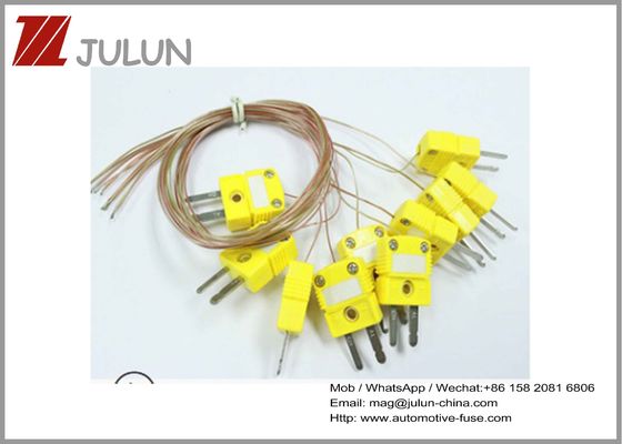 OMEGA Yellow Thermocouple Connector K Type Temperature Measuring Wire Plug Socket SMPW-K-M Connector