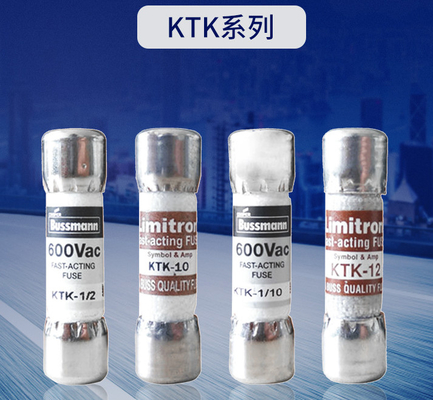 KTK 10x38 Fast Cylinder Type Fuse 600V 0.1-30A Cylindrical Hat