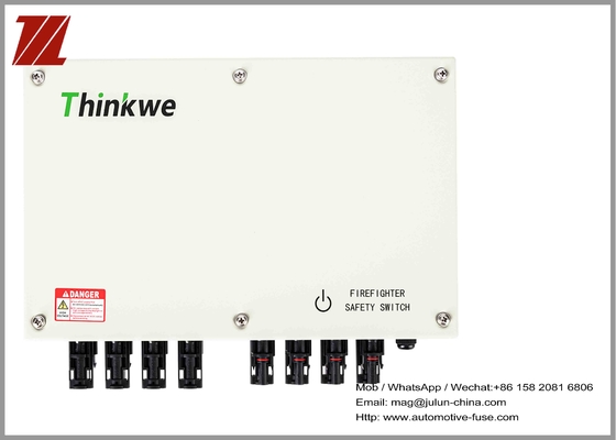 High Voltage Quick Fire Safety Switch For Roof Residential PV Solar Panel Electric IP65 1500V