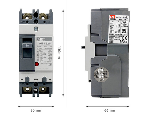 Plastic Shell Cutter ABS Circuit Breaker LG / LS Production Electricity