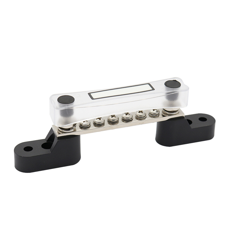 8Bit Single Convergence Row Belt Lid General BUS Bar 100A For Car Ship
