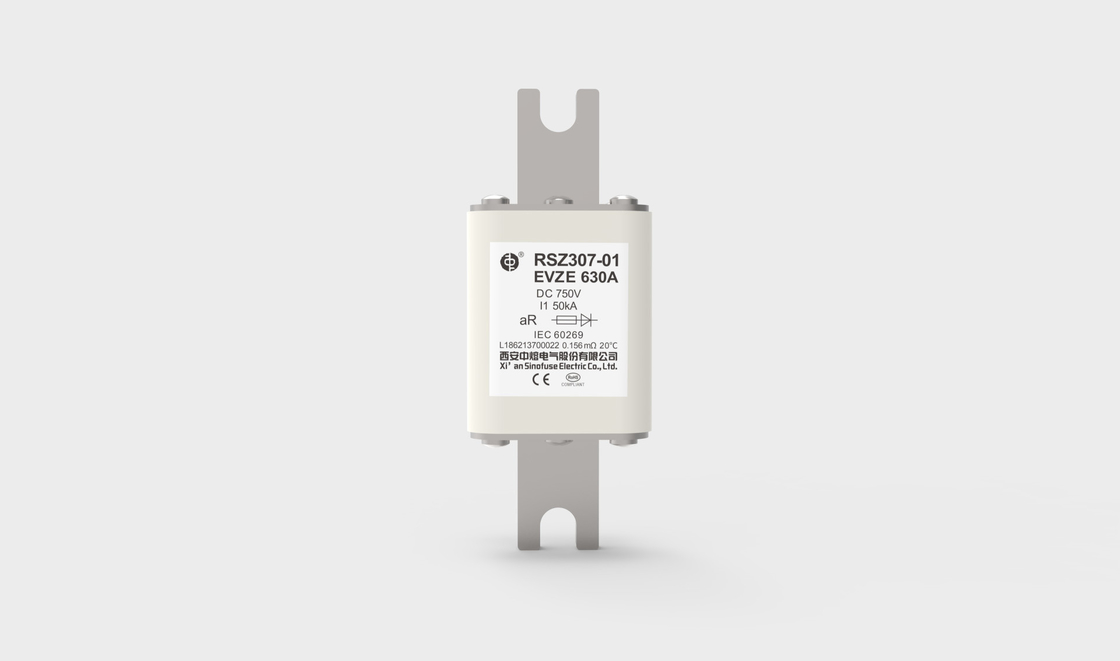 630A 750VDC Ceramic Electric Vehicle Fast Fuse RSZ307-01-EVZE Excellent DC Performance