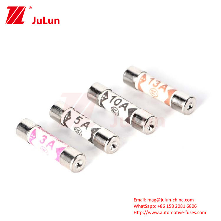 BUSSMANN BS1362 UK Ceramic Automotive Fuses 6*25mm 3A 5A 7A 10A 13A 20A Safety Regulation