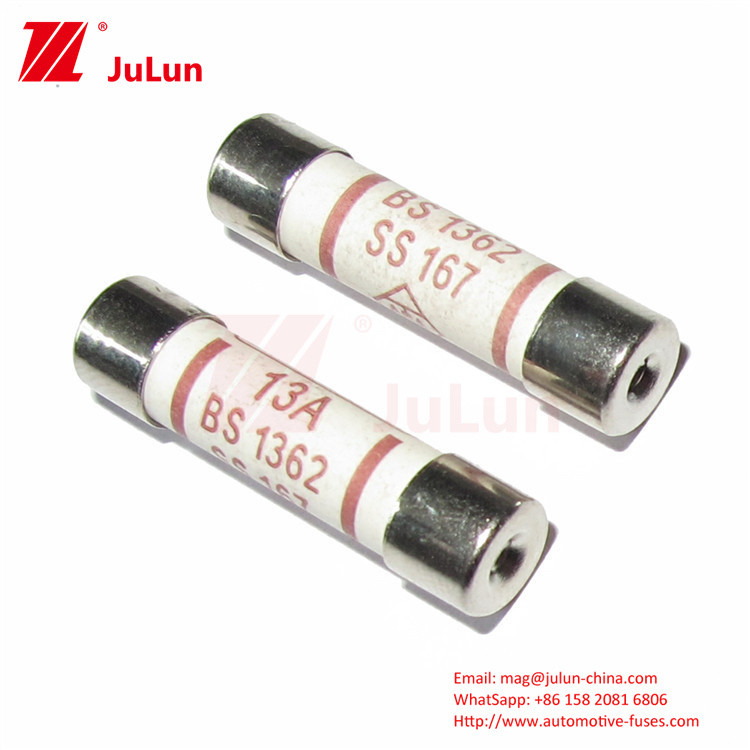 Power BS1362 B6*25mm Ceramic Vehicle Fuses For Electric Current 3A 5A 7A 10A 13A 20A