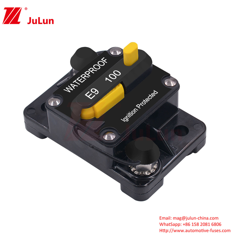 Motor boat manually reset circuit breaker with temperature range of 34-149°C 30-150A