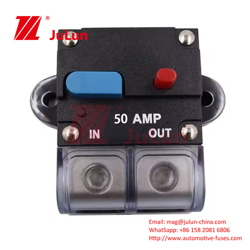 Good Quality Car Audio Modification 120A 48VDC Can Double Circuit Breaker High Current Overload Protector 100A Can Resto