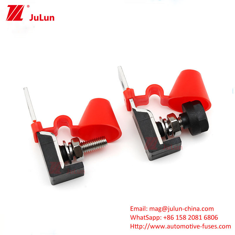 Battery Fuse Holder New Energy Electric Vehicle 58V 50A-300A Insulation Blown Seat With Fuse