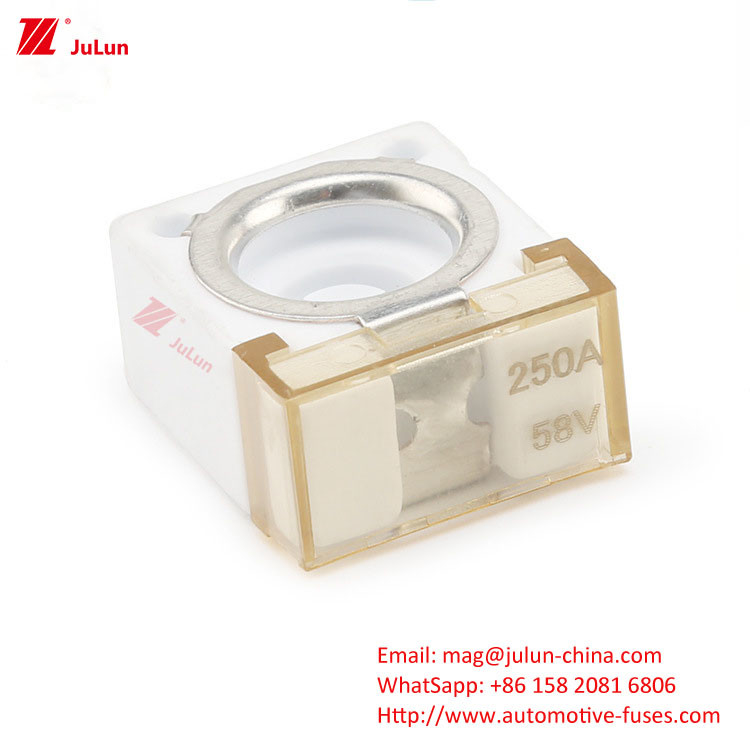 Battery Fuse High Current Motorcycle Motorhome Crane 300A 500A 58V Square Ceramic Battery Fuse