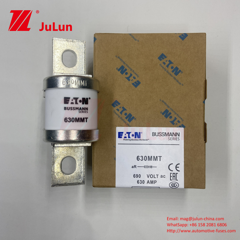 690V Ceramic Automotive Fuses M6/M8 Twin Flat Plate Bolt Type 0.43kg Heavy Duty Fuse Solution