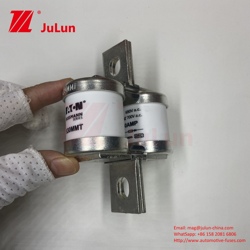 BUSSMANN 630MMT 690V Ceramic Copper Automotive Fuses M6/M8 Installation 630A Electric Current Safety Fuse