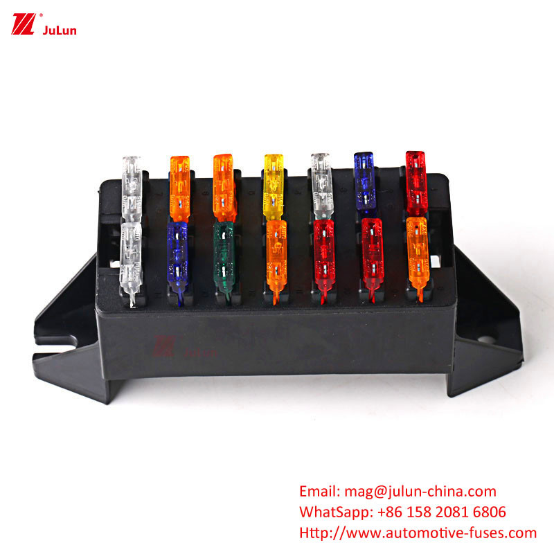 External Dimensions EU UL Standard 30A-500A Bolt Fuse Holder Fuse Box Automotive Circuit Protection Nylon Fuse Holder