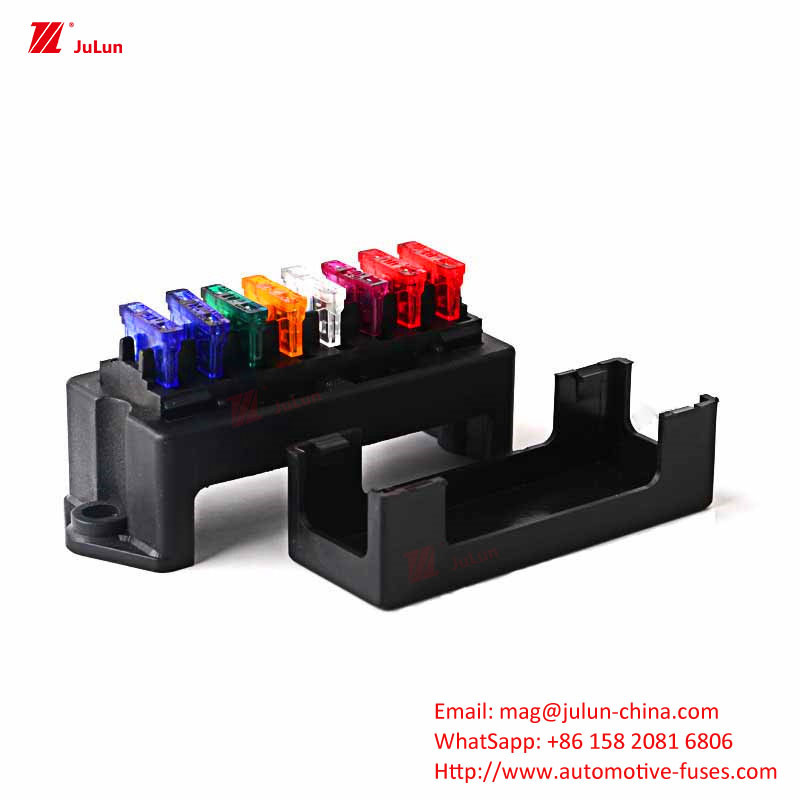 Car Multi-way Fuse Box Car Fuse Seat Electric Car Fuse Safety Piece High Power Safety Seat 30A-500A Nylon Plastic One/bi
