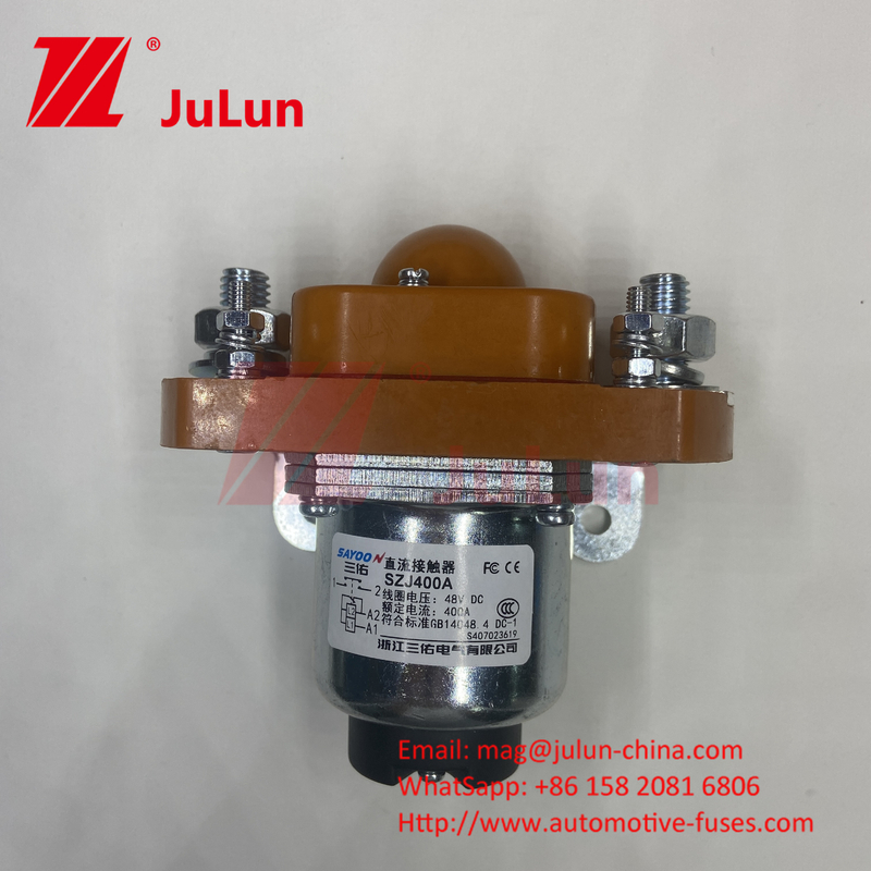 DC 12-80V Switch Large Current Power Off  Screw Mount 200A 1P  Coil Rated Voltage: DC12~80V